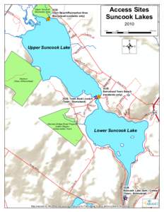 Access Sites Suncook Lakes[removed]Town Beach/Recreation Area (Barnstead residents only)