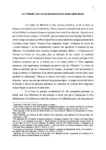 La « Polonité » face à la sécularisation dans le monde minier lensois