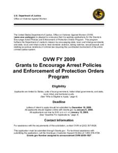 The Education and Technical Assistance Grants to