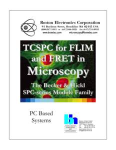 Microsoft Word - B&H Cover TCSPC for Microscopy COLOR 7-04.doc