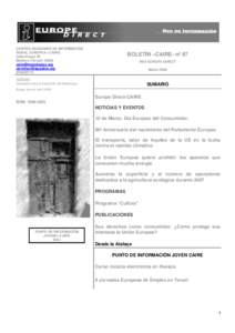 CENTRO ARAGONÉS DE INFORMACIÓN RURAL EUROPEA –CAIRECalle Pueyo 33 Molinos (Teruel[removed]removed] [removed[removed]