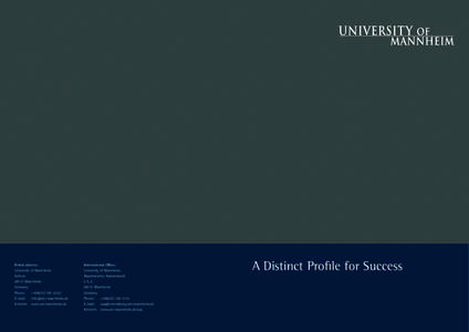 University of Mannheim / Academia / Mannheim Business School / École supérieure des sciences économiques et commerciales / Mannheim Palace / University of Paris 1 Pantheon-Sorbonne / Master of Business Administration / College and university rankings / Business school / Education / Mannheim / States of Germany