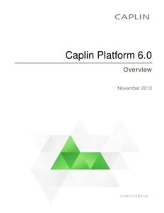 Caplin Platform 6.0 Overview November 2012 CONFIDENTIAL