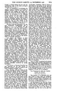 THE LOND.ON GAZETTE; 23 DECEMBER, 1938 Council, a Scheme bearing date the I5th day of December, 1938, in the words and figures