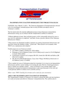 Tennessee Department of Transportation / Transportation in Tennessee / Tennessee / Interstate 40 in Tennessee / Department of Transportation / Southern United States / United States / Confederate States of America