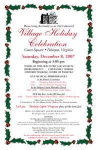 2006 Village Christmas - Poster