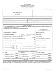 STATE OF ILLINOIS ENVIRONMENTAL PROTECTION AGENCY DIVISION OF AIR POLLUTION CONTROL 1021 NORTH GRAND AVENUE, EAST SPRINGFIELD, ILLINOIS 62702