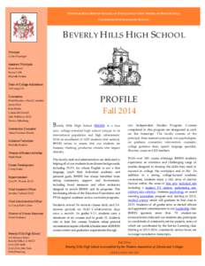 Pelham Memorial High School / Warwick Valley High School / Schools in California / Beverly Hills High School / New York