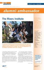 Volume 27 » Issue 1 » Spring[removed]alumni ambassador The Rivers Institute  The BCIT Alumni