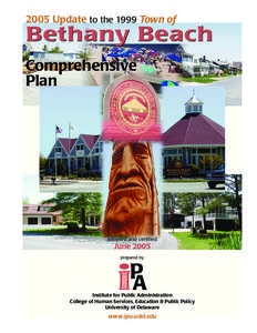2005 Update to the 1999 Town of Bethany Beach Comprehensive Plan