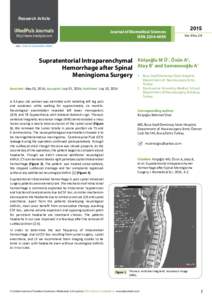 Research Article  iMedPub Journals http://www.imedpub.com  Journal of Biomedical Sciences