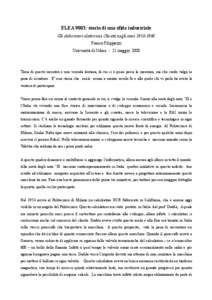 ELEA 9003: storia di una sfida industriale Gli elaboratori elettronici Olivetti negli anni[removed]Franco Filippazzi