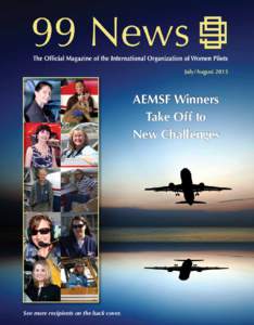 AEMSF Winners Take Off to New Challenges See more recipients on the back cover.