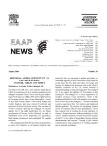 EAAP Newsletter #51 - Year 2004