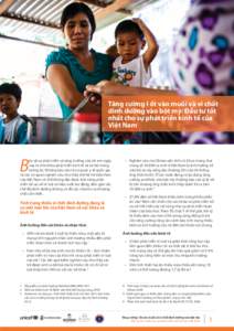 Tăng cường I ốt vào muối và vi chất dinh dưỡng vào bột mỳ: Đầu tư tốt nhất cho sự phát triển kinh tế của Việt Nam  B