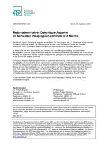 Microsoft Word - Medieninformation_Dominique_Aegerter