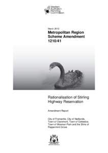 Microsoft Word - Stirling Highway Amendment Report FINAL 1Mar12.doc