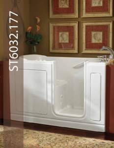 ST6032.177  Model: ST6032.177 Acrylic Safety Tub® Size: 60” long x 32” wide x 37” high Operating Capacity: 80 gallons