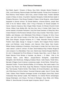 Bud Abbott, Agustín I Emperor of Mexico, Buzz Aldrin, Salvador Allende President of Chile, Raymond Apple Chief Rabbi Australia, Thomas Arne Composer of Rule Britannia, Voltaire, Gene Autry, Johann Christian Bach, Freder