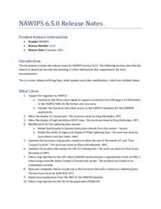 Microsoft Word - NAWIPS_6.5.0_Release_Notes.docx