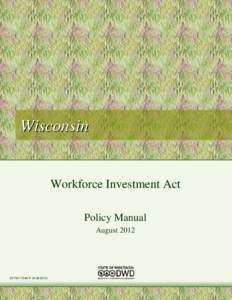 Microsoft Word - WIA - FINAL - Wisconsin Policy Manual.doc
