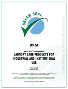 Microsoft Word - GS-51_Final_Standard_Laundry_Care_Products_Institutional_First_Edition