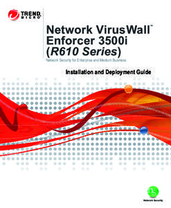 Network Virus Wall Enforcer 3500i (R610 Series) TM