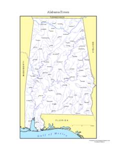 Alabama Rivers TENNESSEE Florence Athens Ten nes