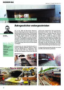 INGENIEUR-BAU  Spektrum 78, Ausgabe November 2014 Ersatz Bachdurchlass Kempt