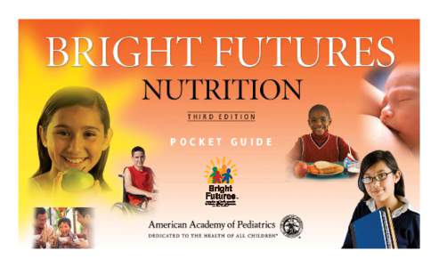 THIRD EDITION  POCKET GUIDE Bright Futures Nutrition