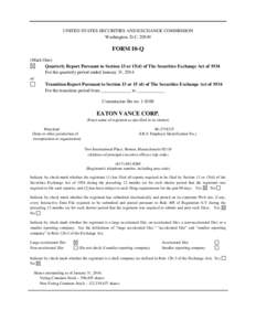 UNITED STATES SECURITIES AND EXCHANGE COMMISSION Washington, D.CFORM 10-Q (Mark One) Quarterly Report Pursuant to Section 13 or 15(d) of The Securities Exchange Act of 1934