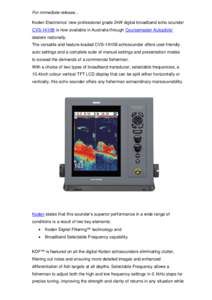 Acronyms / Diving equipment / Sonar / Echo sounding / Echo / Broadband / Frequency / Measurement / Acoustics / Physics / Thought