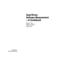 1  1 Goal-Driven Software Measurement