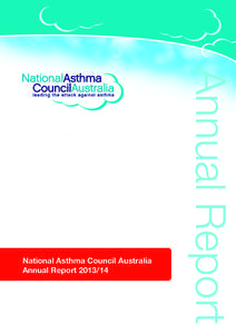 Annual Report  National Asthma Council Australia Annual Report  Vision