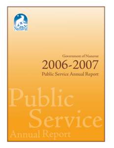 Government of Nunavut[removed]Public Service Annual Report