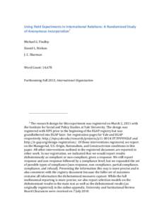 Financial Action Task Force on Money Laundering / Regulatory compliance / Constructivism / Royal Dutch Shell / International relations / Economics / Financial regulation / International relations theory / Compliance