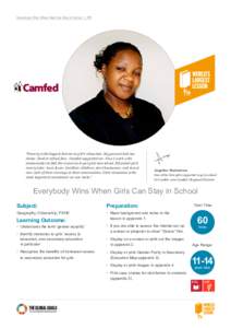 Camfed / Gender / Girl / Female education / Gender equality / Sexual reproduction / Education / Gender studies / Ann Cotton / Female education in Nigeria