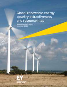 Global renewable energy country attractiveness and resource map