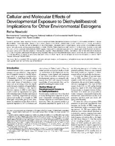 Phenols / Female reproductive system / Diethylstilbestrol / Eli Lilly and Company / Teratogens / Endocrinology / Estrogen / Estradiol / Endocrine disruptor / Medicine / Endocrine system / Biology