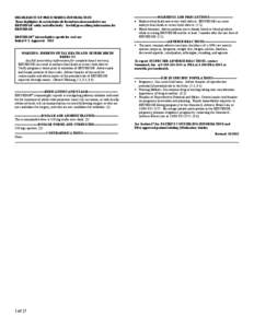 HIGHLIGHTS OF PRESCRIBING INFORMATION These highlights do not include all the information needed to use ERIVEDGE safely and effectively. See full prescribing information for ERIVEDGE. ERIVEDGE (vismodegib) capsule for or