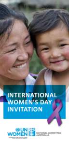 International Women’s Day Invitation Providing women with economic security is the