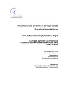 Public Works and Government Services Canada