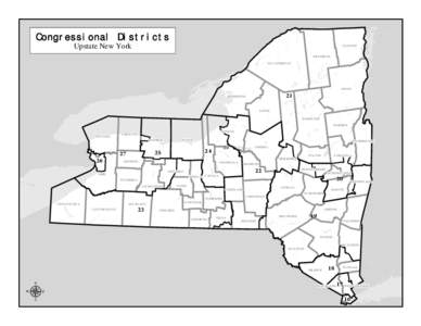 Congressional Districts Upstate New York CLINTON FRANKLIN ST. LAWRENCE