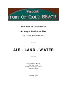 Microsoft Word - Approved copy-Port of Gold Beach Strategic Business