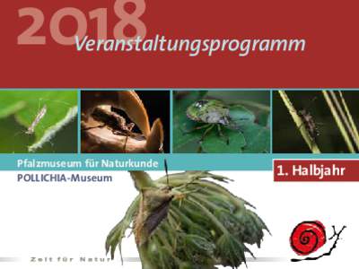 2018  Veranstaltungsprogramm Pfalzmuseum für Naturkunde POLLICHIA-Museum