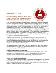 New York State Education Department / National Assessment of Educational Progress / Standardized tests / Massachusetts Comprehensive Assessment System / PARCC / Education in the United States / Education in New York / Regents Examinations