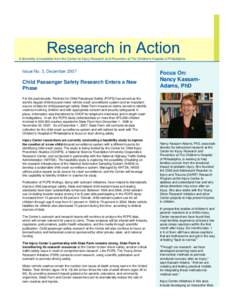 The Center for Injury Research and Prevention: CIRP Newsletter