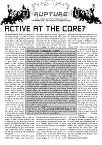 a slow-cooked stew of wintry dissed contents DECEMBER 2008 – Send stuff to  ACTIVE AT THE CORE?  I’ve been asked to write something about with metal detectors. Having big geezers memories from the 