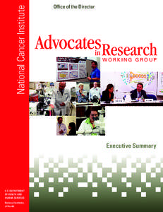 Advocates in Research Working Group Executive Summary