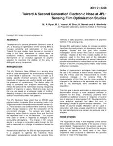 Molecular electronics / Organic polymers / Electromagnetism / Polymers / Transducers / Carbon nanotube / Conductive polymer / Poly / Sensor / Organic semiconductors / Chemistry / Electronics